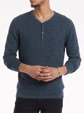 John Varvatos Long Sleeve Henley